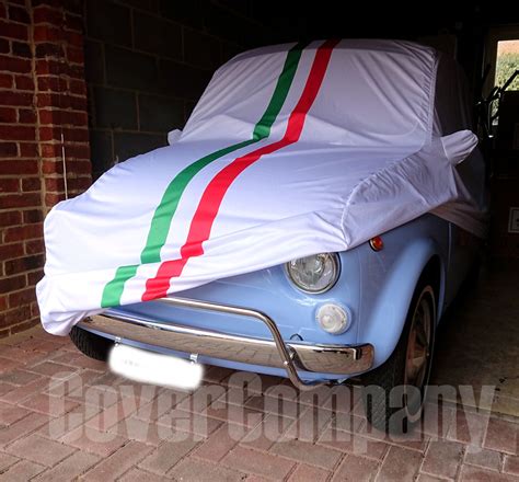 Telo Copriauto Fiat 500 con Bandiera Italiana: .